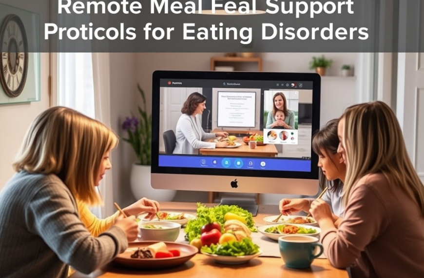 remote meal support protocols for eating disorders